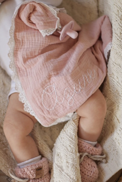 Mini-doudou Rose
