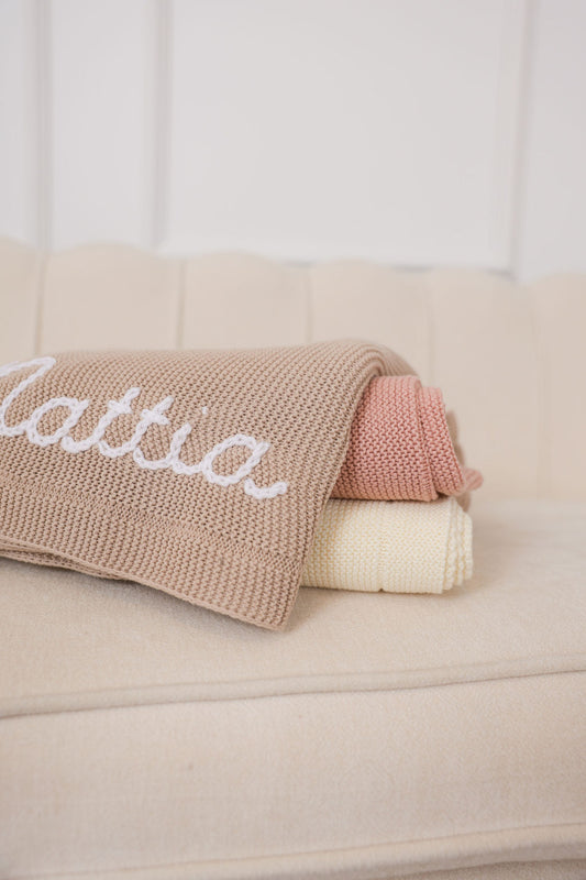 Grande doudou en tricot